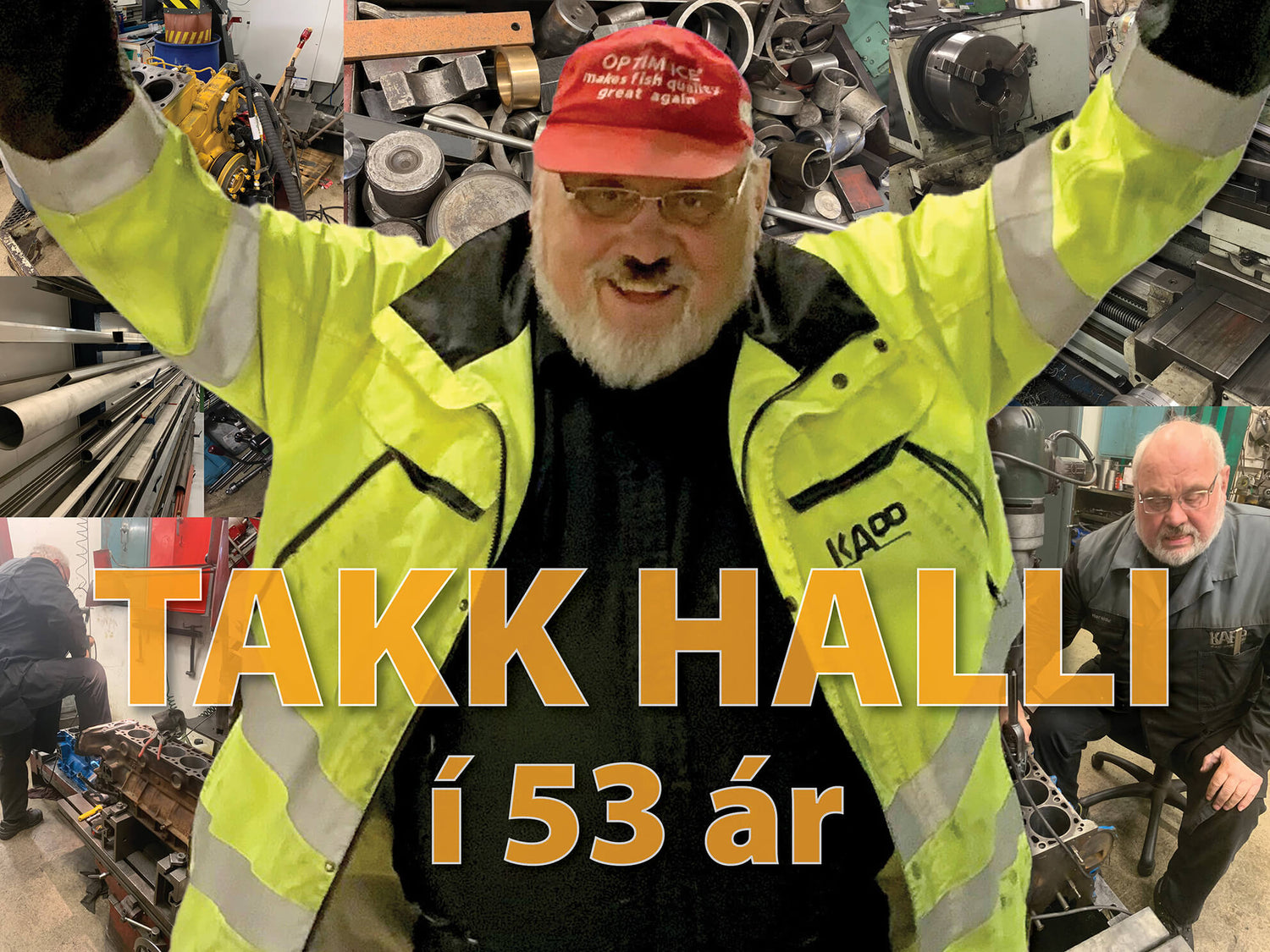 Halli kveður eftir 53 ár